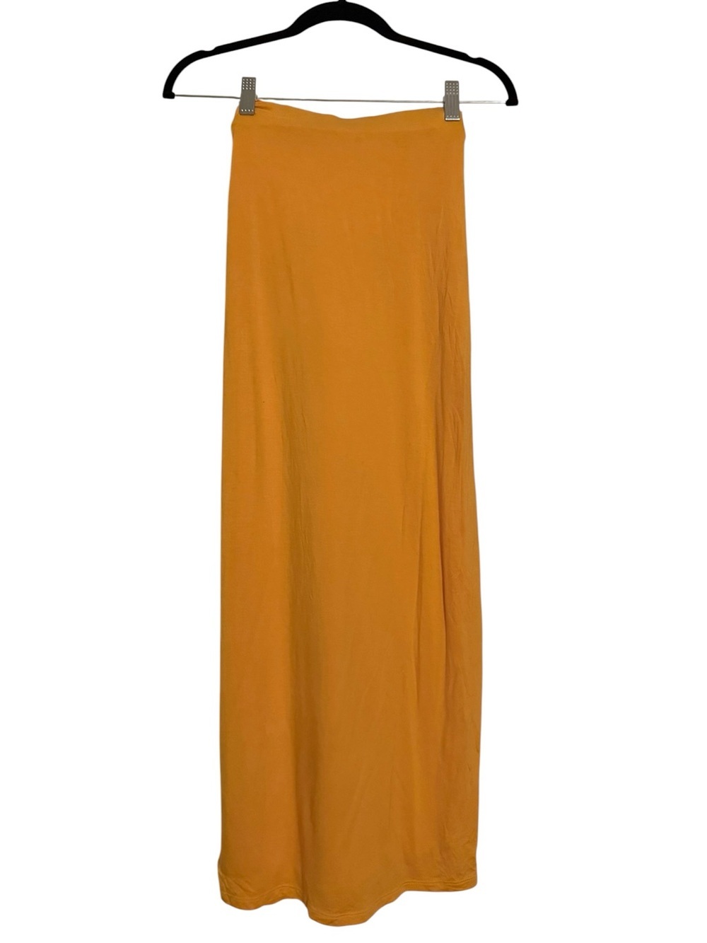 Camila Coelho Orange Strapless Tie Front Maxi Dress Size Small Revolve
